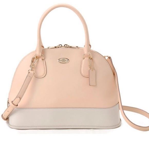 Coach Handbags - Limited edition pink and off white color block Bag